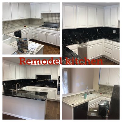 Kitchen remodel - Offering partial & full home remodels. Kitchen & Bathrooms are my speciality! Call today or text to get scheduled. Kitchen remodel - Offering partial & full home remodels. Kitchen & Bathrooms are my speciality! Call today or text to get scheduled.