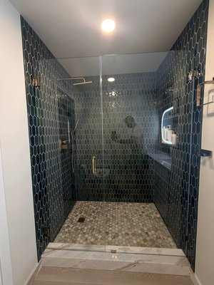 Custom Shower Remodel – From Tile Selection to Finished Installation - Some people collect art… we install it. 😄
This shower started with a box of tile and a whole lot of patience. A few thousand spacers, countless precision cuts, and plenty of attention to detail later… here’s the finished result. ✨
Rich emerald tile, a marble mosaic shower floor, a custom recessed niche, frameless glass, and brushed gold fixtures came together to create a space that feels more like a boutique hotel than an ordinary bathroom.
But the best part isn’t just how it looks. Every tile was installed with precision because great remodeling isn’t only about creating something beautiful on day one—it’s about making sure it still looks beautiful for years to come.
Thinking about remodeling your bathroom?
Let’s create a space you’ll actually look forward to using every single morning.
📍Proudly serving Walnut Creek and the surrounding Bay Area.
📩 Send us a message for a free consultation.
UA Construction
Licensed General Contractor
CSLB #1157984 Custom Shower Remodel – From Tile Selection to Finished Installation - Some people collect art… we install it. 😄
This shower started with a box of tile and a whole lot of patience. A few thousand spacers, countless precision cuts, and plenty of attention to detail later… here’s the finished result. ✨
Rich emerald tile, a marble mosaic shower floor, a custom recessed niche, frameless glass, and brushed gold fixtures came together to create a space that feels more like a boutique hotel than an ordinary bathroom.
But the best part isn’t just how it looks. Every tile was installed with precision because great remodeling isn’t only about creating something beautiful on day one—it’s about making sure it still looks beautiful for years to come.
Thinking about remodeling your bathroom?
Let’s create a space you’ll actually look forward to using every single morning.
📍Proudly serving Walnut Creek and the surrounding Bay Area.
📩 Send us a message for a free consultation.
UA Construction
Licensed General Contractor
CSLB #1157984