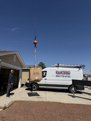 Replacing an old Aquatherm system with a Heat Pump - Older Aquatherm systems rely on a standard water heater to heat the home, an approach that is inefficient by today’s standards. We removed this outdated system and installed a Carrier heat pump with a matched air handler for improved efficiency, comfort, and reliability.