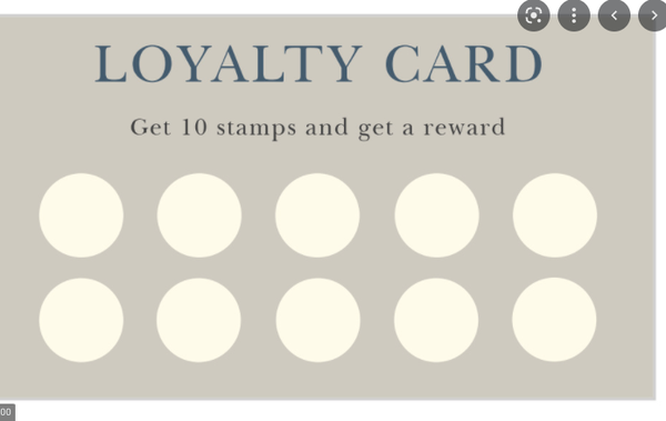 Loyalty Card - 10 Visits get One Time Free - Loyalty Card - 10 Visits get One Time Free Loyalty Card - 10 Visits get One Time Free - Loyalty Card - 10 Visits get One Time Free