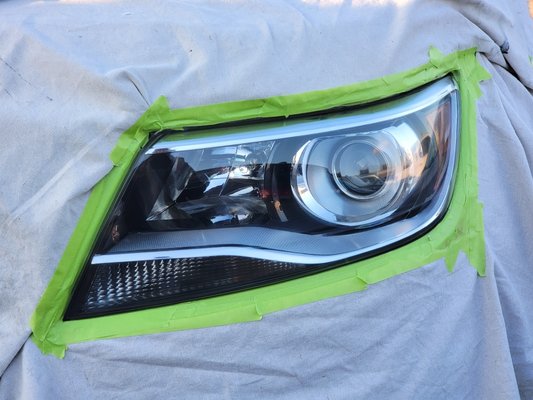 Chevy Colorado Headlight Restoration - here's one we just did at one of our dealership clients. Chevy Colorado Headlight Restoration - here's one we just did at one of our dealership clients.