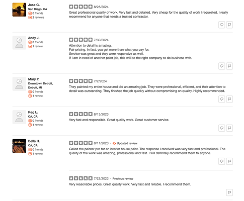 Our 5 Star Reviews! - Come look at some of our 5 star reviews! Our 5 Star Reviews! - Come look at some of our 5 star reviews!