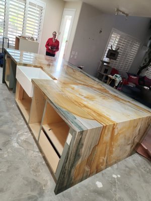 Custom Countertops – Kitchens, Baths & More - We know every home is unique. That’s why we specialize in custom countertops tailored to your style and needs. Whether it’s a kitchen island, bathroom vanity, or laundry room update, we work closely with you to choose the perfect natural stone and craft it just right. From start to finish, our family-run team is all about quality, care, and making your space truly yours. Custom Countertops – Kitchens, Baths & More - We know every home is unique. That’s why we specialize in custom countertops tailored to your style and needs. Whether it’s a kitchen island, bathroom vanity, or laundry room update, we work closely with you to choose the perfect natural stone and craft it just right. From start to finish, our family-run team is all about quality, care, and making your space truly yours.