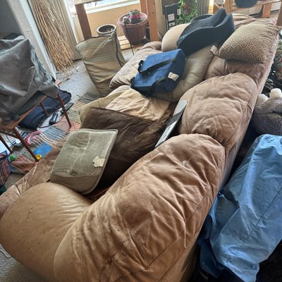 Hoarder Cleanup - We recently completed a hoarder home cleanout, helping the family reclaim their living space with care and respect. Our team sorted, hauled, and responsibly disposed of items—donating what could be reused and ensuring the property was left sanitary and more safe for the customer to move back in. Hoarder Cleanup - We recently completed a hoarder home cleanout, helping the family reclaim their living space with care and respect. Our team sorted, hauled, and responsibly disposed of items—donating what could be reused and ensuring the property was left sanitary and more safe for the customer to move back in.