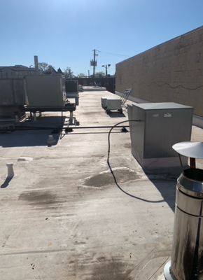 Commerical Roof Clean Up - Roof clean up can be a messy job, but our team is always up for the challenge! #roofing #construction Commerical Roof Clean Up - Roof clean up can be a messy job, but our team is always up for the challenge! #roofing #construction