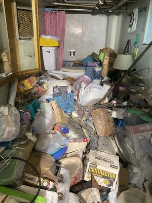 Burned house clean out - House caught fire. Client wanted to remove all the contents of the home