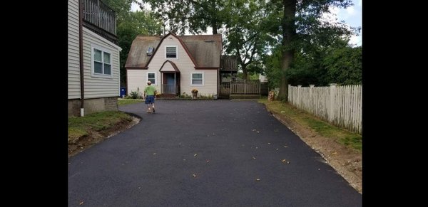 New Driveway! Fresh Asphalt! - Tore up the old driveway and Voila! Ready for skates and chalk. New Driveway! Fresh Asphalt! - Tore up the old driveway and Voila! Ready for skates and chalk.