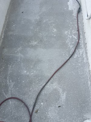 Epoxy Painting. - This is the epoxy painting with flakes for a hallway concrete floor. Epoxy Painting. - This is the epoxy painting with flakes for a hallway concrete floor.