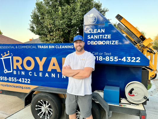 Meet the team! - Meet Andrew and Kylie, the owners and operators of Royal Bin Cleaning. Meet the team! - Meet Andrew and Kylie, the owners and operators of Royal Bin Cleaning.