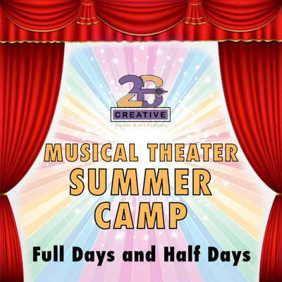 Summer 2024 - Storybook Theater and Art Camp for ages 5-15. Half Days and Full Days offered.
Musical Theater and Art Camp for ages 7-15. Half Days and Full Days offered. Summer 2024 - Storybook Theater and Art Camp for ages 5-15. Half Days and Full Days offered.
Musical Theater and Art Camp for ages 7-15. Half Days and Full Days offered.