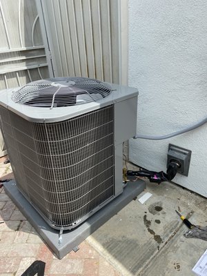 Condensing unit 410 A - This was full system replacement. Condensing unit 410 A - This was full system replacement.