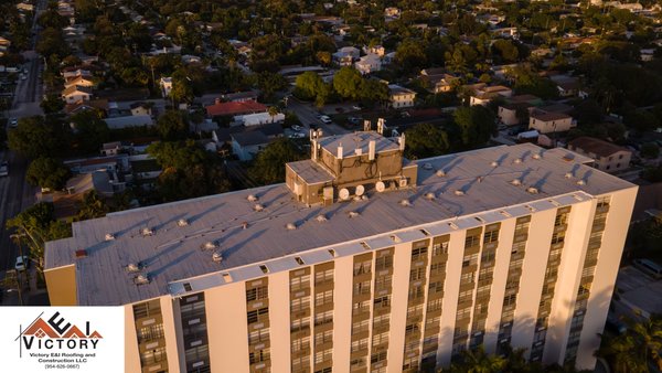 Lake Worth Commercial Roof - NEW ROOF ON THIS 15 STORY RESIDENTIAL BUILDING IN LAKE WORTH, FL Lake Worth Commercial Roof - NEW ROOF ON THIS 15 STORY RESIDENTIAL BUILDING IN LAKE WORTH, FL