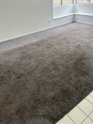 Heavy stained carpet - deep scrubbing used - Heavy stained carpet, before and after photos.

Deep scrubbing and steam cleaning. 

Fontana- May 31, 2023