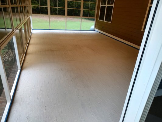 Patio completed summer 2023 - This rear patio was simply plain concrete. This customer hosted many family gatherings at his home and asked if we could spruce it up a bit. The customer was blown away by results! Patio completed summer 2023 - This rear patio was simply plain concrete. This customer hosted many family gatherings at his home and asked if we could spruce it up a bit. The customer was blown away by results!