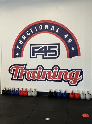 Vinyl F45 Logo installation - Kirkland - Vinyl F45 Logo installation