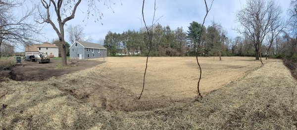Clear and Grade - This was approx 4 acres of land that was cleared and graded so storm water cascades away from the improvements on the property. Clear and Grade - This was approx 4 acres of land that was cleared and graded so storm water cascades away from the improvements on the property.