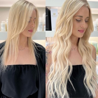 Hair Extensions - A View into the amazing Work Performed Daily at Monaco Salon Extension Lounge. Hair Extensions - A View into the amazing Work Performed Daily at Monaco Salon Extension Lounge.