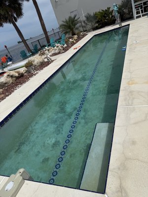 Green To Clean On The Water - Customer wanted this pool to be brought back to life and our team was able to achieve this in 2 days time! Green To Clean On The Water - Customer wanted this pool to be brought back to life and our team was able to achieve this in 2 days time!