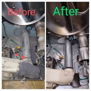 Dryer Repair - Dryer had lots of lint, causing the dryer to become a fire hazard, after replacing the heating element,
the Technician cleaned the dryer, making it safer and great working order. Dryer Repair - Dryer had lots of lint, causing the dryer to become a fire hazard, after replacing the heating element,
the Technician cleaned the dryer, making it safer and great working order.