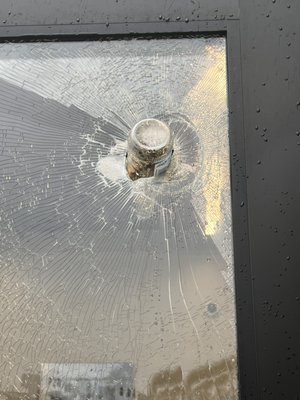 bottle thru door - safe and secured!