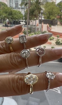 Turning your old jewelry into  today's modern designs !! - Turning  customers old jewelry, loose diamonds and inherited pieces into today's modern designs