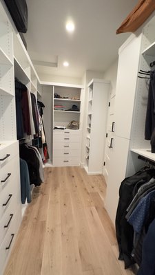 Remodel of (3) Closet Spaces - We installed closet systems in three different spaces in this home - the primary walk-in and two reach-ins. Notice the before photos of the walk-in closet show an existing closet system, but once our new system is installed the amount of storage space increased, was more organized and functional. It looks nice too! Remodel of (3) Closet Spaces - We installed closet systems in three different spaces in this home - the primary walk-in and two reach-ins. Notice the before photos of the walk-in closet show an existing closet system, but once our new system is installed the amount of storage space increased, was more organized and functional. It looks nice too!