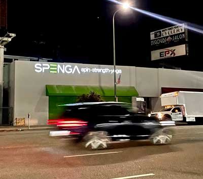 Spenga Fitness Center Signage - CLIENT: Spenga gym
PROJECT: Rooftop Pole Sign and Wall Signs
DETAILS: Day/Night Illuminated wall sign + Fabricate and Installed Rooftop signs
MATERIALS: Polycarbonate printed sign Spenga Fitness Center Signage - CLIENT: Spenga gym
PROJECT: Rooftop Pole Sign and Wall Signs
DETAILS: Day/Night Illuminated wall sign + Fabricate and Installed Rooftop signs
MATERIALS: Polycarbonate printed sign