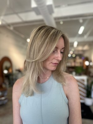 Book now with Marisa! - Hi! My name is Marisa and I’ve been in the beauty industry for 8 years! I just recently moved from the Bay Area and I’m ready and excited to get to build my clientele at an amazing salon like The Color Bar. My specialties include balayage, babylights, and grey blending highlights. I of course enjoy an amazing cut because of the instant gratification that it brings. I look forward to seeing you in my chair!