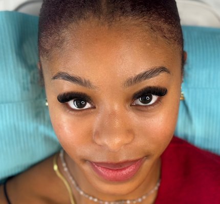 Eyelash extensions - Elevate your look with our luxurious eyelash extensions, designed to add volume, length, and a stunning, natural flutter. Wake up with gorgeous lashes every day—no mascara needed!
