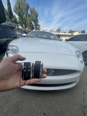 Jaguar - New Key - Our customer needed an additional key for their Jaguar XK. We we’re able to come to them, program and additional fob and cut the emergency key. 

They were satisfied with their service.