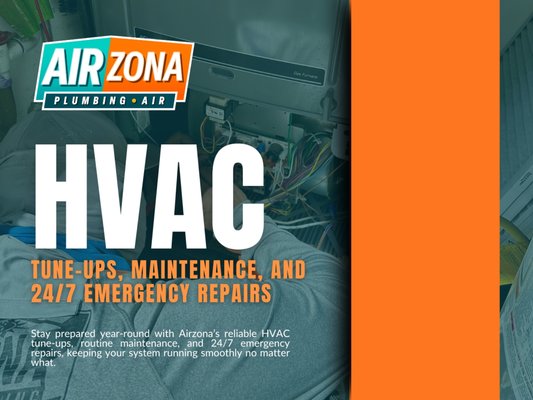 HVAC Tune-Ups, Maintenance, & 24/7 Emergency Repairs - The key to longevity, efficiency, and lower utility bills for any HVAC system is consistent, professional maintenance. This portfolio is dedicated to our complete range of services designed to keep your heating and cooling systems running smoothly year-round, from preventative tune-ups to emergency repairs.
Routine Maintenance & Tune-Ups: Our thorough tune-ups ($85 fee applies, which can be credited towards a repair) prepare your system for the extreme seasons, prevent unexpected breakdowns, and ensure your equipment is operating at peak efficiency. We also offer Duct Installs, Maintenance, and Cleaning, along with All Air Quality Products to ensure the air you breathe is as healthy as possible.
The Zona Care Plan: For ultimate peace of mind, enroll in our Zona Care Plan for just $19.99/month or $240/year. This comprehensive plan covers maintenance for both your HVAC and plumbing systems, ensuring total home protection.
24/7 Emergency Repairs: Equipment doesn't always fail between 9 to 5. When an unexpected breakdown occurs, our certified technicians are available for 24/7 emergency service. We offer reliable, fast response times to restore your comfort quickly. There is a nominal service call cost ($85, credited to the repair, or $169 for after-hours/Saturday emergencies) to quickly diagnose and provide an accurate quote. Rely on the family-owned team that’s here for you day and night. HVAC Tune-Ups, Maintenance, & 24/7 Emergency Repairs - The key to longevity, efficiency, and lower utility bills for any HVAC system is consistent, professional maintenance. This portfolio is dedicated to our complete range of services designed to keep your heating and cooling systems running smoothly year-round, from preventative tune-ups to emergency repairs.
Routine Maintenance & Tune-Ups: Our thorough tune-ups ($85 fee applies, which can be credited towards a repair) prepare your system for the extreme seasons, prevent unexpected breakdowns, and ensure your equipment is operating at peak efficiency. We also offer Duct Installs, Maintenance, and Cleaning, along with All Air Quality Products to ensure the air you breathe is as healthy as possible.
The Zona Care Plan: For ultimate peace of mind, enroll in our Zona Care Plan for just $19.99/month or $240/year. This comprehensive plan covers maintenance for both your HVAC and plumbing systems, ensuring total home protection.
24/7 Emergency Repairs: Equipment doesn't always fail between 9 to 5. When an unexpected breakdown occurs, our certified technicians are available for 24/7 emergency service. We offer reliable, fast response times to restore your comfort quickly. There is a nominal service call cost ($85, credited to the repair, or $169 for after-hours/Saturday emergencies) to quickly diagnose and provide an accurate quote. Rely on the family-owned team that’s here for you day and night.