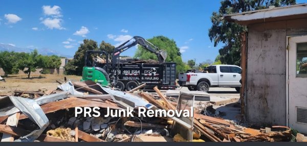 Happy projects :) - At PRS Junk Removal, we're not just demolishing structures and removing trash we're building smiles and transforming spaces for our valued clients.