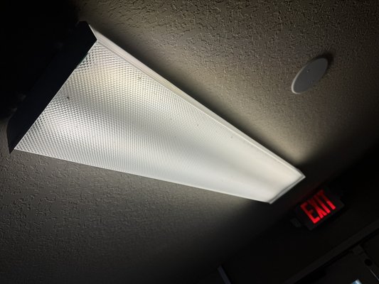 Replacement of all old fluorescent lighting with new LED lamps - Replacement of all old fluorescent lighting with new LED lamps
