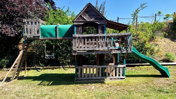 Playset Removal - The playset was removed for a returning client. Playset Removal - The playset was removed for a returning client.