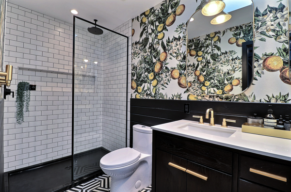 Masterful Master Bath - This bathroom went from bland to beautiful. Masterful Master Bath - This bathroom went from bland to beautiful.
