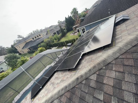 Lithia PV Panel Install w/Azimuth - Few pictures of yesterday's install In Lithia, 11.5kW system without battery. Lithia PV Panel Install w/Azimuth - Few pictures of yesterday's install In Lithia, 11.5kW system without battery.