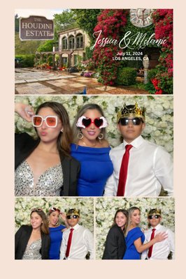 Wedding Package - Our Wedding Package includes your choice of Red or White Flower wall along with video messaging. Wedding Package - Our Wedding Package includes your choice of Red or White Flower wall along with video messaging.