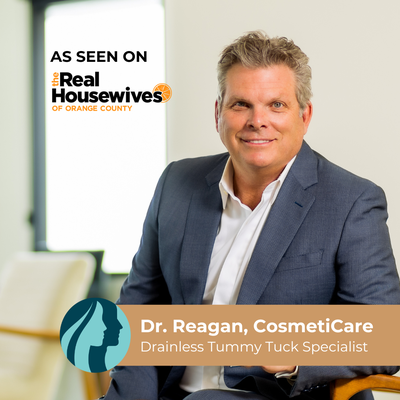 Dr. Reagan - Dr. Brian Reagan is a Board-Certified plastic surgeon with over twenty years of experience in the industry. He specializes in a variety of surgical procedures including body, breast, and face. With patient care always at the utmost level of importance, Dr. Reagan focuses on a “rapid recovery” drainless technique for his tummy tucks, with many of his body contouring patients standing straight up just one day post-surgery.
As seen on the Real Housewives of Orange County, Dr. Reagan has performed surgical procedures on multiple cast members, and received widespread recognition for his expertise. Patients from across the country travel to consult with him for his “wow factor” results and specialty techniques. His years of experience and thousands of satisfied patients affirm his dedication to his craft, his commitment to empowering transformations, and his highly praised reputation as a plastic surgeon.
He can't wait to meet you at CosmetiCare to discuss your aesthetic goals, and how he can help to make them into reality. Dr. Reagan - Dr. Brian Reagan is a Board-Certified plastic surgeon with over twenty years of experience in the industry. He specializes in a variety of surgical procedures including body, breast, and face. With patient care always at the utmost level of importance, Dr. Reagan focuses on a “rapid recovery” drainless technique for his tummy tucks, with many of his body contouring patients standing straight up just one day post-surgery.
As seen on the Real Housewives of Orange County, Dr. Reagan has performed surgical procedures on multiple cast members, and received widespread recognition for his expertise. Patients from across the country travel to consult with him for his “wow factor” results and specialty techniques. His years of experience and thousands of satisfied patients affirm his dedication to his craft, his commitment to empowering transformations, and his highly praised reputation as a plastic surgeon.
He can't wait to meet you at CosmetiCare to discuss your aesthetic goals, and how he can help to make them into reality.