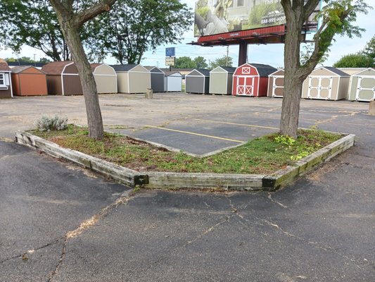 Repair Beds and Freshen Up with New Mulch - New business owner wanted to freshen up these old beds for his open house. We started by removing as much of the grass/weeds as possible. Then we repaired and/or replaced some of the rotted out timber. Rolled out some new weed control barrier and then finished it off with some fresh mulch. We do not do major landscape work, but we can help with some smaller landscape repair and/or upkeep. Fresh Mulch is always a great way spruce up landscapes. Repair Beds and Freshen Up with New Mulch - New business owner wanted to freshen up these old beds for his open house. We started by removing as much of the grass/weeds as possible. Then we repaired and/or replaced some of the rotted out timber. Rolled out some new weed control barrier and then finished it off with some fresh mulch. We do not do major landscape work, but we can help with some smaller landscape repair and/or upkeep. Fresh Mulch is always a great way spruce up landscapes.