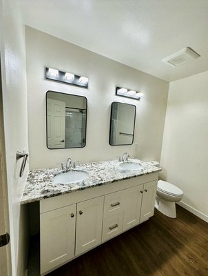 Bathroom renovation - Bathroom due for a makeover?
Weather you're needing a full renovation, or remodel or maybe just a slight modern improvement, we've got you covered.
Contact us now to schedule a onsite consultation followed up with a no commitment quote.