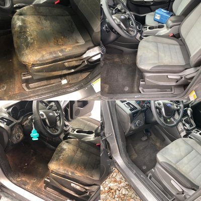 Interior Deep Clean and Mold Removal - Some of examples of heavily soiled vehicles before and after Interior Deep Clean and Mold Removal - Some of examples of heavily soiled vehicles before and after