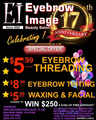17th Anniversary Special Offers - Special Offer for limited time
