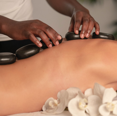 Hot Stone Benefits! - The hot stones are also placed on key points of the spine and muscles to promote healing and encourages blood flow throughout the body. Hot stone massage therapy melts away tension, eases muscle stiffness and increases circulation and metabolism. Hot Stone Benefits! - The hot stones are also placed on key points of the spine and muscles to promote healing and encourages blood flow throughout the body. Hot stone massage therapy melts away tension, eases muscle stiffness and increases circulation and metabolism.