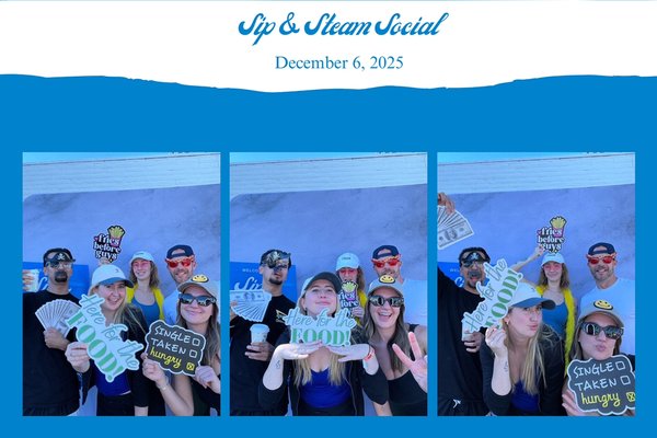 Sip and Steam Social - Sip and Steam Social December 2025 Sip and Steam Social - Sip and Steam Social December 2025