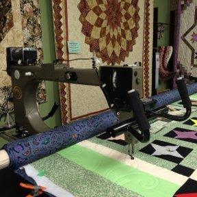Long arm quilting! - Long arm quilting available! Each job is individually priced based on the size of the quilt, the type of thread and the complexity of the stitching. We are pleased to provide you with a quote once we have seen and measured the top, batting and backing. Long arm quilting! - Long arm quilting available! Each job is individually priced based on the size of the quilt, the type of thread and the complexity of the stitching. We are pleased to provide you with a quote once we have seen and measured the top, batting and backing.