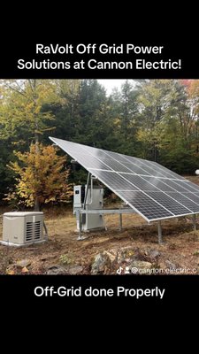 Hybrid Solar and Off Grid Systems - With grid power not available at a cost effective price or grid instability for those that work from home now off grid systems are available!