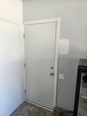 Garage side door replacement - this customer needed a new side garage door. Garage side door replacement - this customer needed a new side garage door.