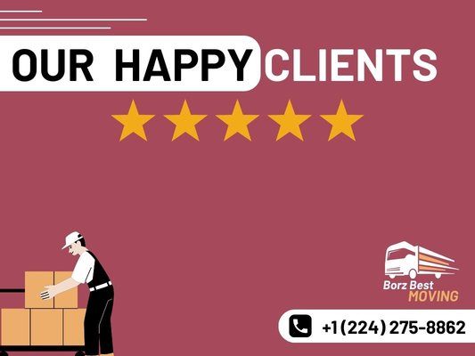 Our happy clients - Customer satisfaction is our priority