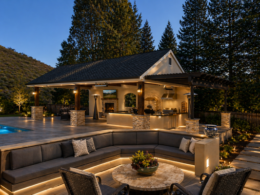 Outdoor Kitchens / Bars - Sunsplash Outdoors creates custom pools, spas, outdoor kitchens, pergolas, fire features, landscaping, pavers, concrete, turf, lighting, and complete backyard transformations. From design to construction, we bring your dream outdoor space to life with quality craftsmanship and attention to detail. Outdoor Kitchens / Bars - Sunsplash Outdoors creates custom pools, spas, outdoor kitchens, pergolas, fire features, landscaping, pavers, concrete, turf, lighting, and complete backyard transformations. From design to construction, we bring your dream outdoor space to life with quality craftsmanship and attention to detail.