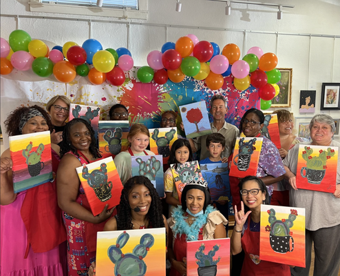 Private Events - H-ART Therapy has an option for everyone. Get creative for any occasion: date night, girl's night out, corporate events, team building, school, personal, family time, paint & sip... and much more.

It's as easy as 1, 2, 3.

1. Select your event type
2. Select a painting
3. Select the date and number of people

Contact us to book your next corporate team building event and H-Art Therapy will take it from there!